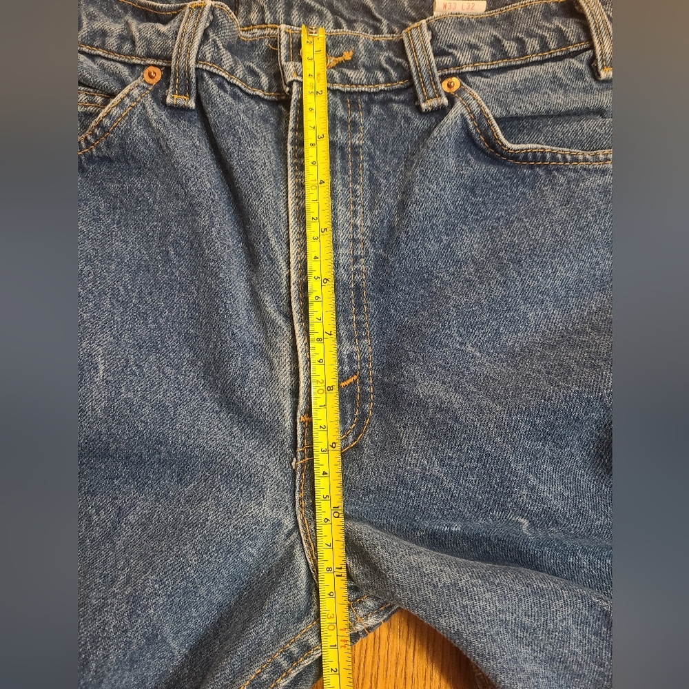 Vintage Orange Tab Levi's Jeans Size 33x32 - Picture 10 of 10